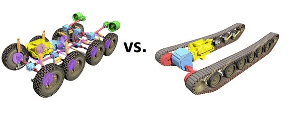 wheels vs tracks